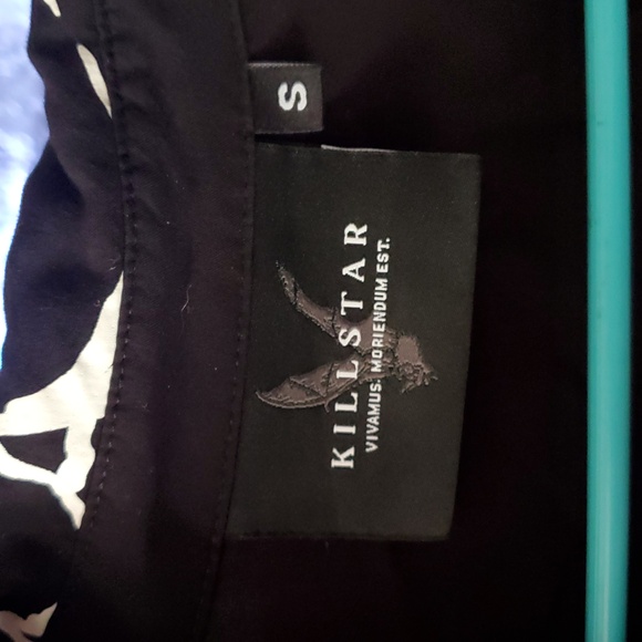 Killstar Men's Small Spider-web Button Up - Picture 2 of 3